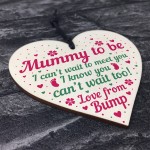Mummy To Be Gifts Card From Bump Heart Mum Christmas Presents