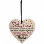 Gifts For Nan Birthday Christmas Heart Best Friend Gift Plaque