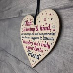 Gifts For Nan Birthday Christmas Heart Best Friend Gift Plaque