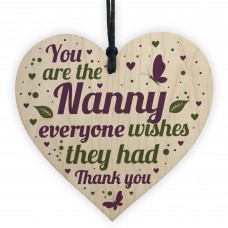 Christmas Gifts For Nan Nanny Wood Heart Xmas Gifts For Her 