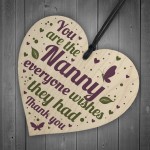 Christmas Gifts For Nan Nanny Wood Heart Xmas Gifts For Her 