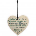 Social Worker Gift Wood Heart Thank You Gift For Friend Keepsake Social Worker Gift Wood Heart Thank You Gift For Friend Keepsake