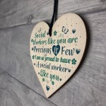 Social Worker Gift Wood Heart Thank You Gift For Friend Keepsake Social Worker Gift Wood Heart Thank You Gift For Friend Keepsake