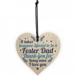 Christmas Gifts For Dad Thank You Wood Heart Foster Dad Gifts