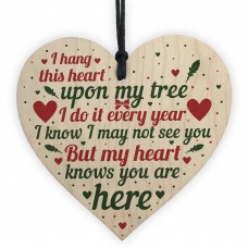 Christmas Tree Memorial Mum Nan Dad Grandad  Ornament Plaque