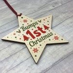 Bumps First Christmas Tree Decoration Bauble Newborn Baby Mum