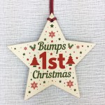 Bumps First Christmas Tree Decoration Bauble Newborn Baby Mum