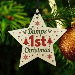 Bumps First Christmas Tree Decoration Bauble Newborn Baby Mum