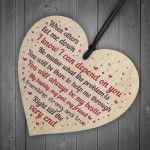 Best Friend Heart Friendship Sign Thank You Plaque Keepsake Gift