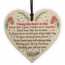 Memorial Plaque For Mum Nan Dad Grandad Hanging Sign Gift Bauble