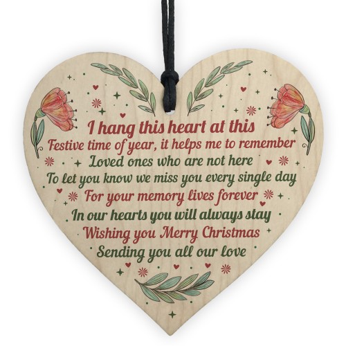 Memorial Plaque For Mum Nan Dad Grandad Hanging Sign Gift Bauble