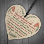Memorial Plaque For Mum Nan Dad Grandad Hanging Sign Gift Bauble