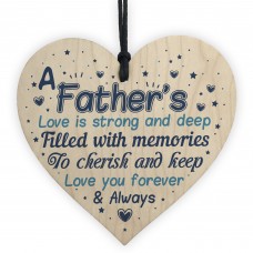 Dad Gifts From Daughter And Son Wood Heart Daddy Dad Present