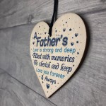 Dad Gifts From Daughter And Son Wood Heart Daddy Dad Present