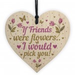 Best Friend Birthday Christmas Gifts For Women Wooden Heart