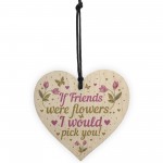 Best Friend Birthday Christmas Gifts For Women Wooden Heart
