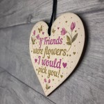 Best Friend Birthday Christmas Gifts For Women Wooden Heart