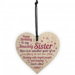 Birthday Gifts For Sister Wooden Heart Gift From Brother Family