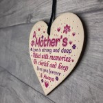 Christmas Gift For Mother Mum Mummy Handmade Wooden Heart Plaque