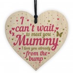 Wooden Heart Gift From Baby To Mummy To Be From Bump Present 