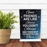 Best Friend Distance Gifts Standing Plaque Novelty Birthday Xmas