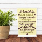 Friendship Plaques Gifts For Women Best Friend Christmas Sign