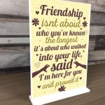 Friendship Plaques Gifts For Women Best Friend Christmas Sign