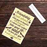 Friendship Plaques Gifts For Women Best Friend Christmas Sign