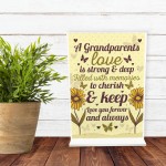 Grandparents Christmas Gifts Meaning Standing Plaque Grandma