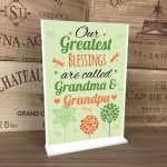 Great Grandparent Grandma Grandpa Birthday Christmas Gift Plaque