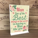 Nan Birthday Christmas Gifts Standing Plaque Gift Home Sign