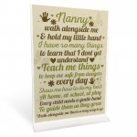 Gifts For Nan Standing Plaque Grandparent Gift Keepsake