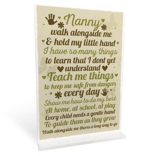 Gifts For Nan Standing Plaque Grandparent Gift Keepsake