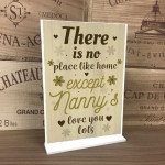 Nanny Gift For Christmas Birthday Standing Plaque Home Sign