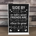 BEST FRIEND Standing Plaque Friendship Sign Birthday Gift Friend