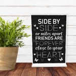 BEST FRIEND Standing Plaque Friendship Sign Birthday Gift Friend