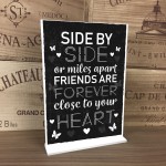 BEST FRIEND Standing Plaque Friendship Sign Birthday Gift Friend