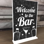 Welcome Bar Signs And Plaque Alcohol GIN VODKA Cocktail Home Bar