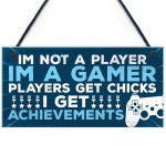 Novelty Gamer Gaming Bedroom Accessories Door Sign