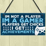 Novelty Gamer Gaming Bedroom Accessories Door Sign