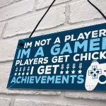 Novelty Gamer Gaming Bedroom Accessories Door Sign