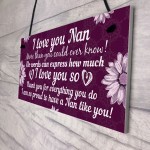 Birthday Christmas Gift For Nan Plaques Special Thank You Gifts 