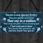 Birthday Christmas Brother Gifts From Sister Hanging Plaque