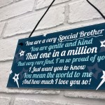 Birthday Christmas Brother Gifts From Sister Hanging Plaque