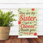 Best FRIEND Sister Gifts Standing Plaque Christmas Friend Gift