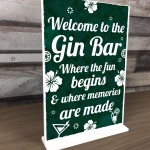 Gin Bar Signs For Home Bar Welcome Bar Pub Gin & Tonic Plaque