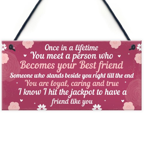 BEST FRIEND Birthday Christmas Gifts Friendship Plaque Keepsake 