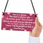 BEST FRIEND Birthday Christmas Gifts Friendship Plaque Keepsake 