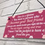 BEST FRIEND Birthday Christmas Gifts Friendship Plaque Keepsake 