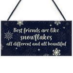 BEST FRIEND Ornament Christmas Gift Plaque Friendship Sign